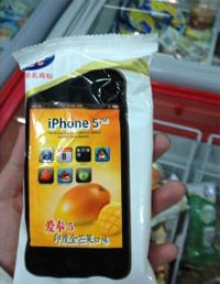 - Китайцы едят мороженое под названием "iPhone 5"