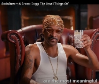    -   Snoop Dogg'.  SodaStream