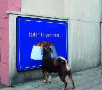 Дизайн и Креатив - В билборды о собачьем корме поместили приманку 