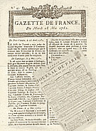 Однажды... - 376 лет назад вышел первый номер старейшей французской газеты La Gazette