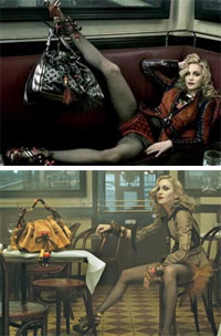  - Мадонна разделась для рекламы сумок