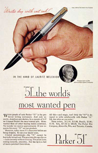  - 105 лет назад была запатентована ручка Parker
