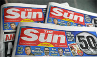  - Тираж The Sun on Sunday за месяц упал на миллион экземпляров