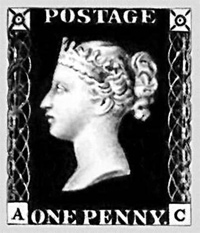 Однажды... - 173 года назад появились первые почтовые марки