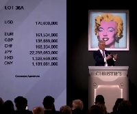  - Портрет Мэрилин Монро был продан за 195 млн долларов