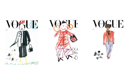 Дизайн и Креатив - Обложку июньского Vogue Italia нарисовали дети