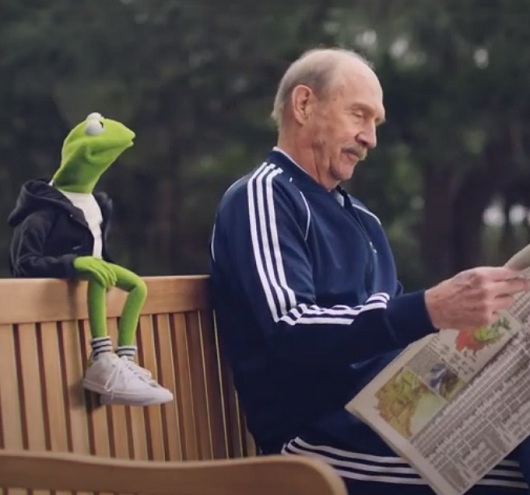 Новости Видео Рекламы - Лягушонок Кермит, Стэн Смит и кроссовки Adidas в одном ролике