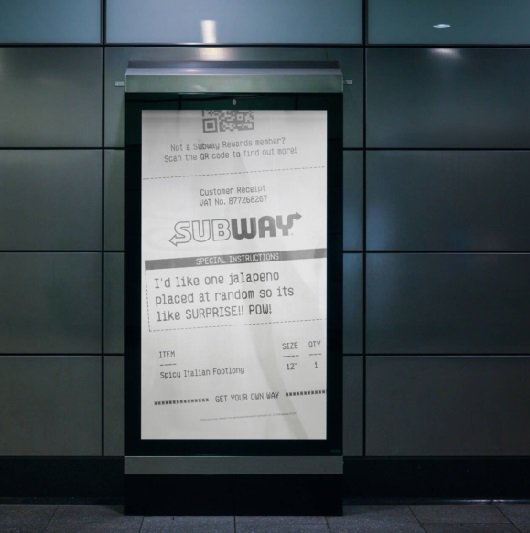 ������� ������ - ����� ��������� ���� � Subway?