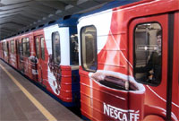 Социальные сети - В метро до конца года появятся девять рекламных поездов