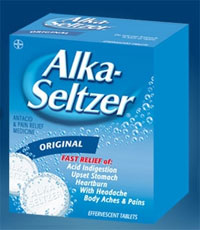   - 77      Alka Seltzer
